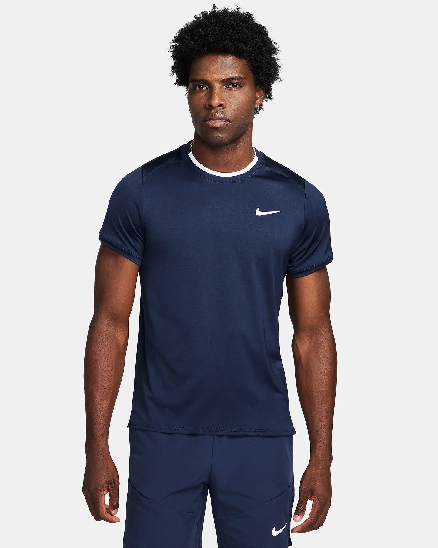 NikeCourt Advantage Men's Dri-FIT Tennis Top - Obsidian - FD5320-451