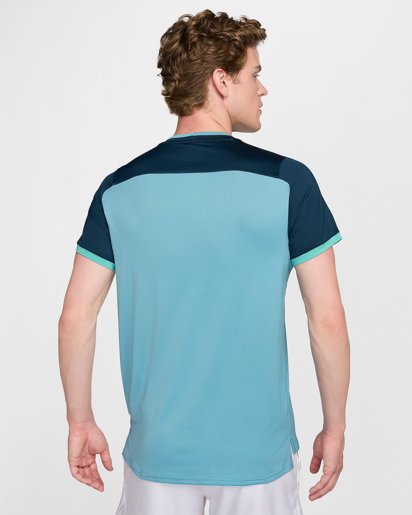 NikeCourt Advantage Men's Dri-FIT Tennis Top - Light Blue - FD5320-464