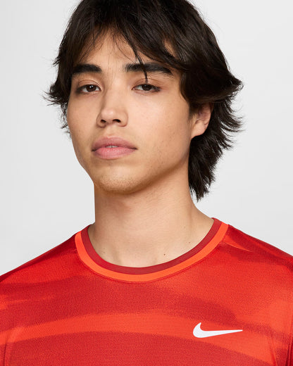 NikeCourt Advantage Men's Dri-FIT Tennis Top - Team Orange White - FQ2088-891