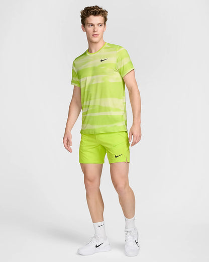 NikeCourt Advantage Men's Dri-FIT Tennis Top - Life Lime Black - FQ2088-751