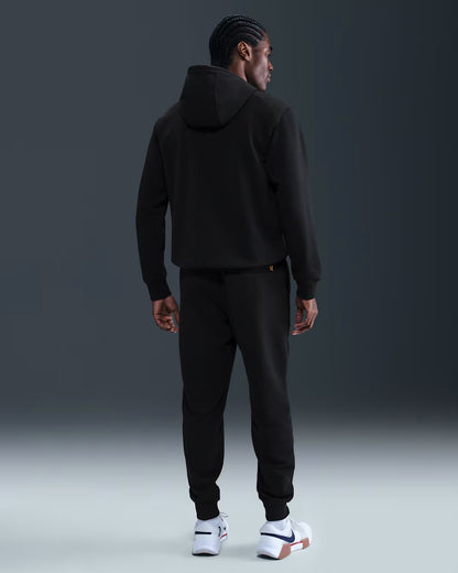 Nike Men's NikeCourt Dri-FIT Heritage Fleece Pull-Over Hoodie - Black - HM6759-010