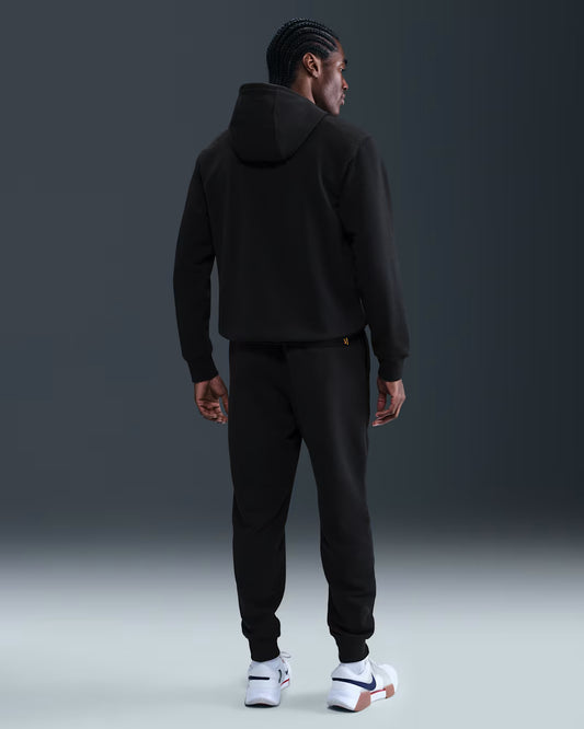 Nike Men's NikeCourt Dri-FIT Heritage Fleece Pull-Over Hoodie - Black - HM6759-010