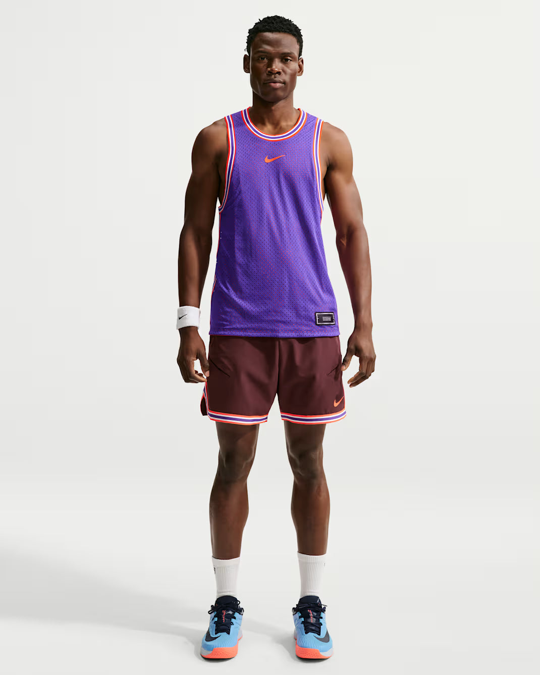 NikeCourt Men's Dri-FIT Slam U1 Tank New York - Concord/Crimson - IM6605-514