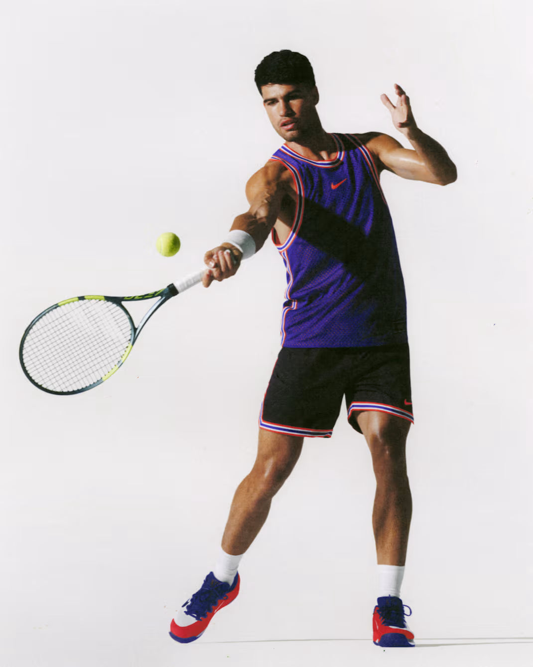 NikeCourt Men's Dri-FIT Slam U1 Tank New York - Concord/Crimson - IM6605-514