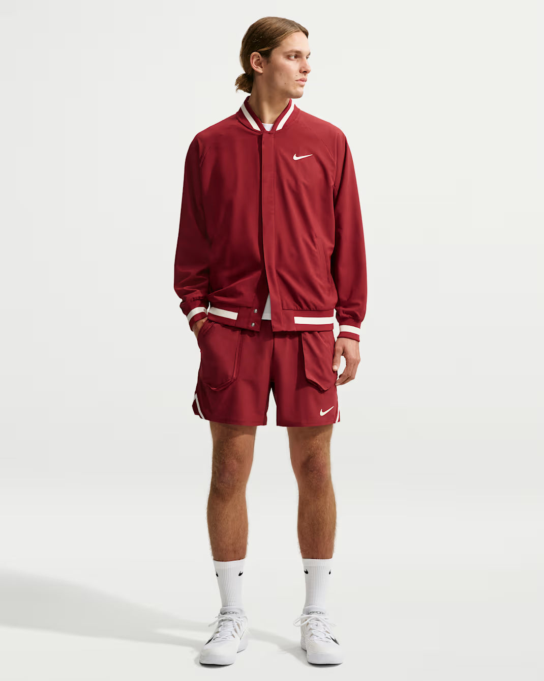 Nike Men's NikeCourt Dri-FIT Slam U2 Short New York - Red - IM5776-677