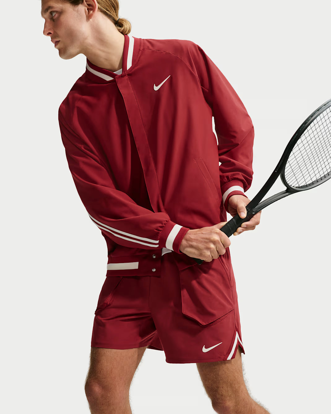 Nike Men's NikeCourt Dri-FIT Slam U2 Short New York - Red - IM5776-677