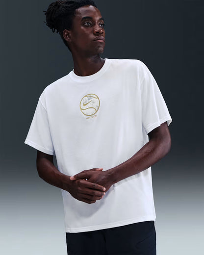 Nike Men's NikeCourt Dri-FIT Tee M90 Shadow Masters - White - IO6234-100
