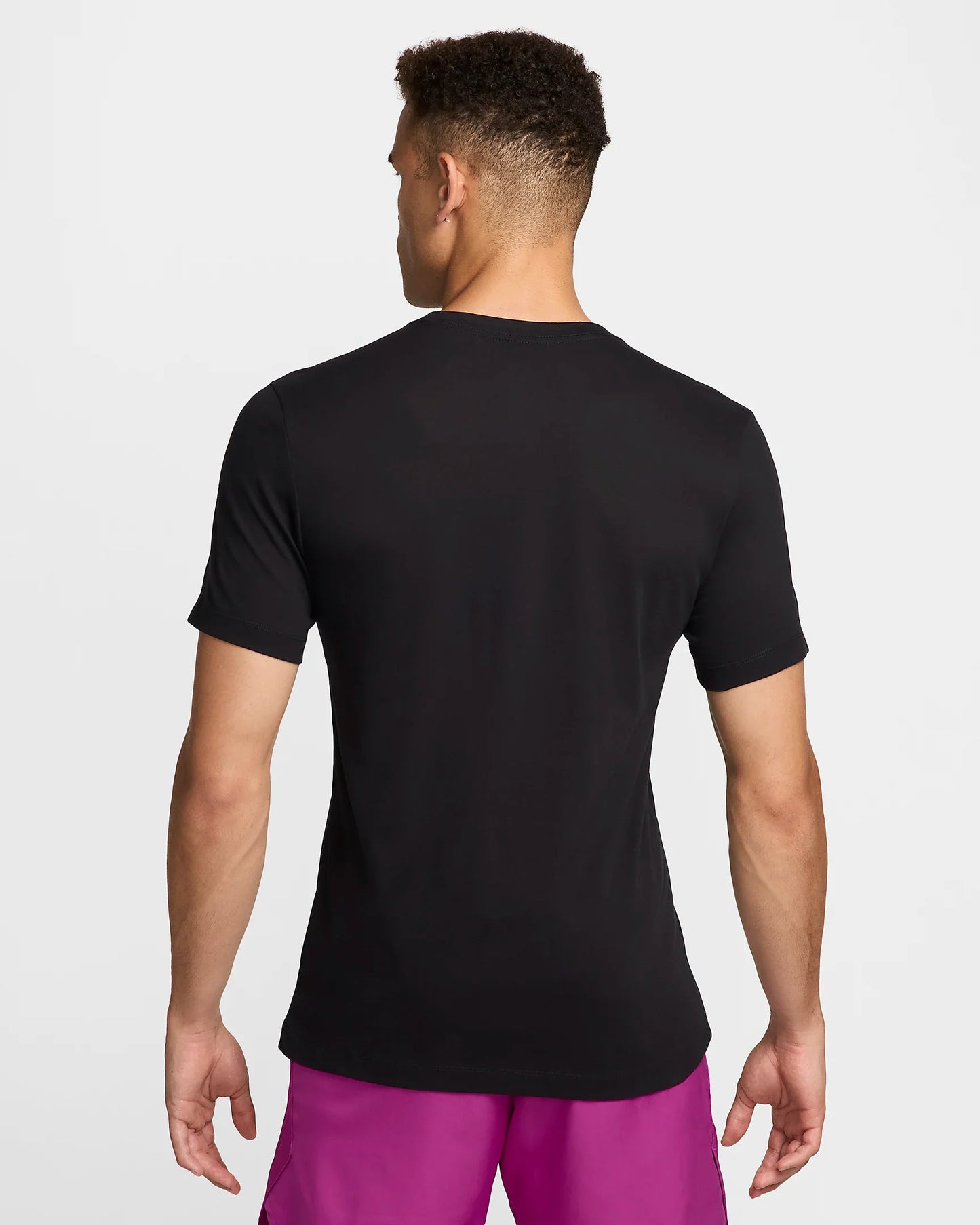 NikeCourt Men's Dri-FIT Tennis T-Shirt - Black - FZ8109-010