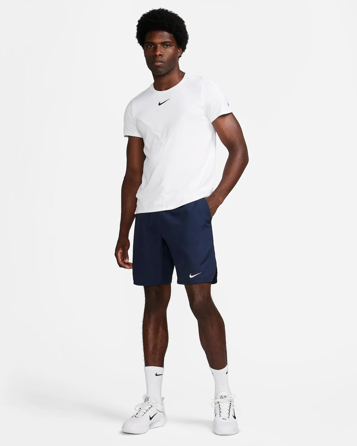 NikeCourt Advantage Men's Dri-FIT 9" Tennis Shorts - Obsidian - FD5330-451