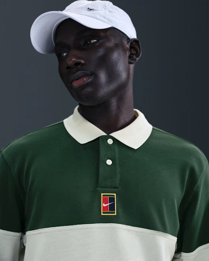 Nike Men's NikeCourt Heritage Long Sleeve Polo