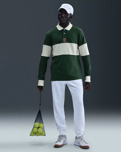 Nike Men's NikeCourt Heritage Long Sleeve Polo