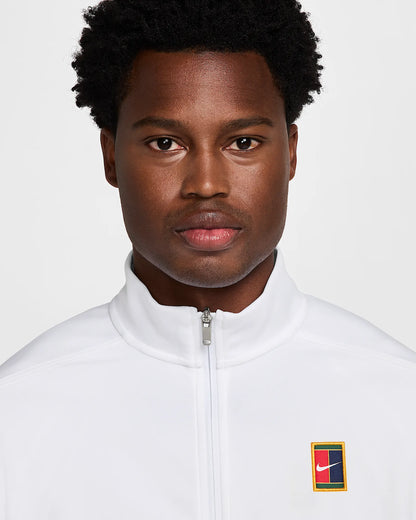 NikeCourt Heritage Men's Tennis Jacket - White - FZ6925-100