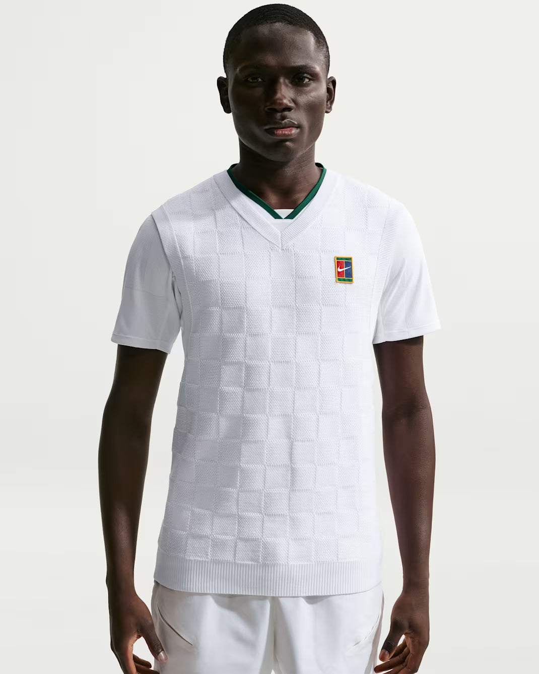 Nike Men's NikeCourt Slam Sweater Vest - White - IF1929-100