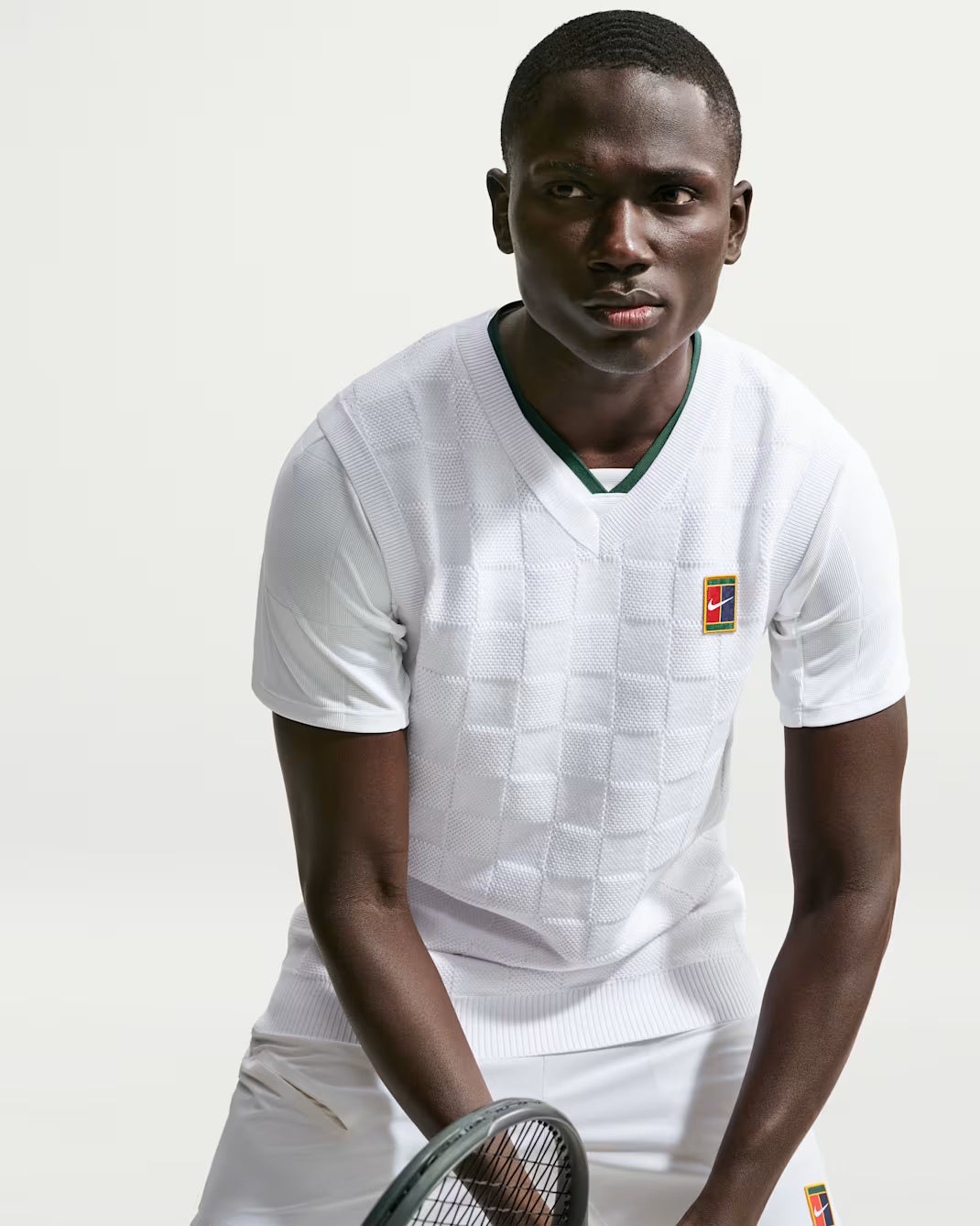 Nike Men's NikeCourt Slam Sweater Vest - White - IF1929-100