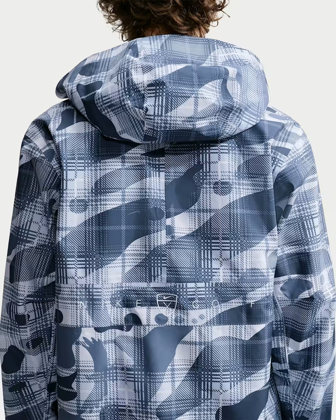 Nike Par Men's Storm-FIT ADV Camo Loose Golf Jacket - College Navy/White - IO0695-419