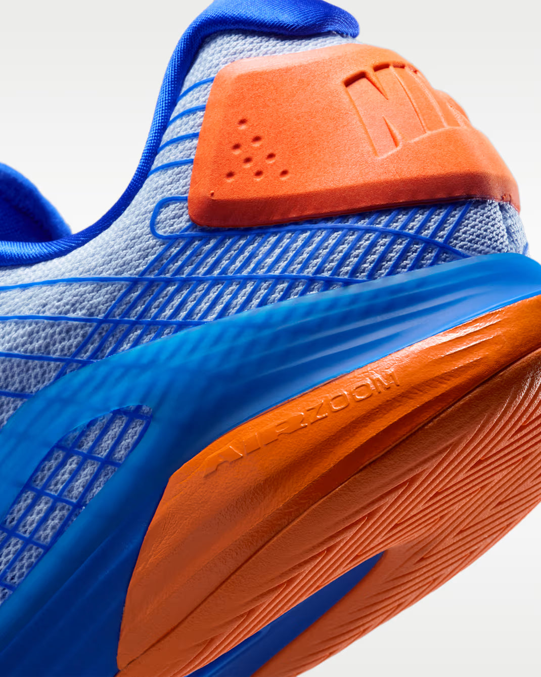 Nike Men's Hard Court Nike Vapor 12v- Blue/ Orange / Platinum - HQ2602-400