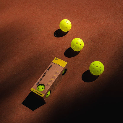 Dunlop Pro-Sphere Outdoor Pickleball Ball (Yellow) - 3 pack