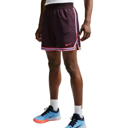 Nike Men's NikeCourt Dri-FIT Slam U1 Short New York - Burgundy - IM5791-647