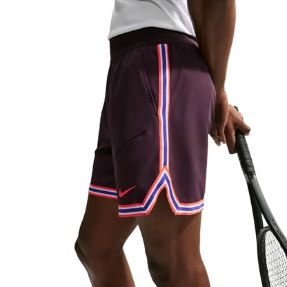 Nike Men's NikeCourt Dri-FIT Slam U1 Short New York - Burgundy - IM5791-647