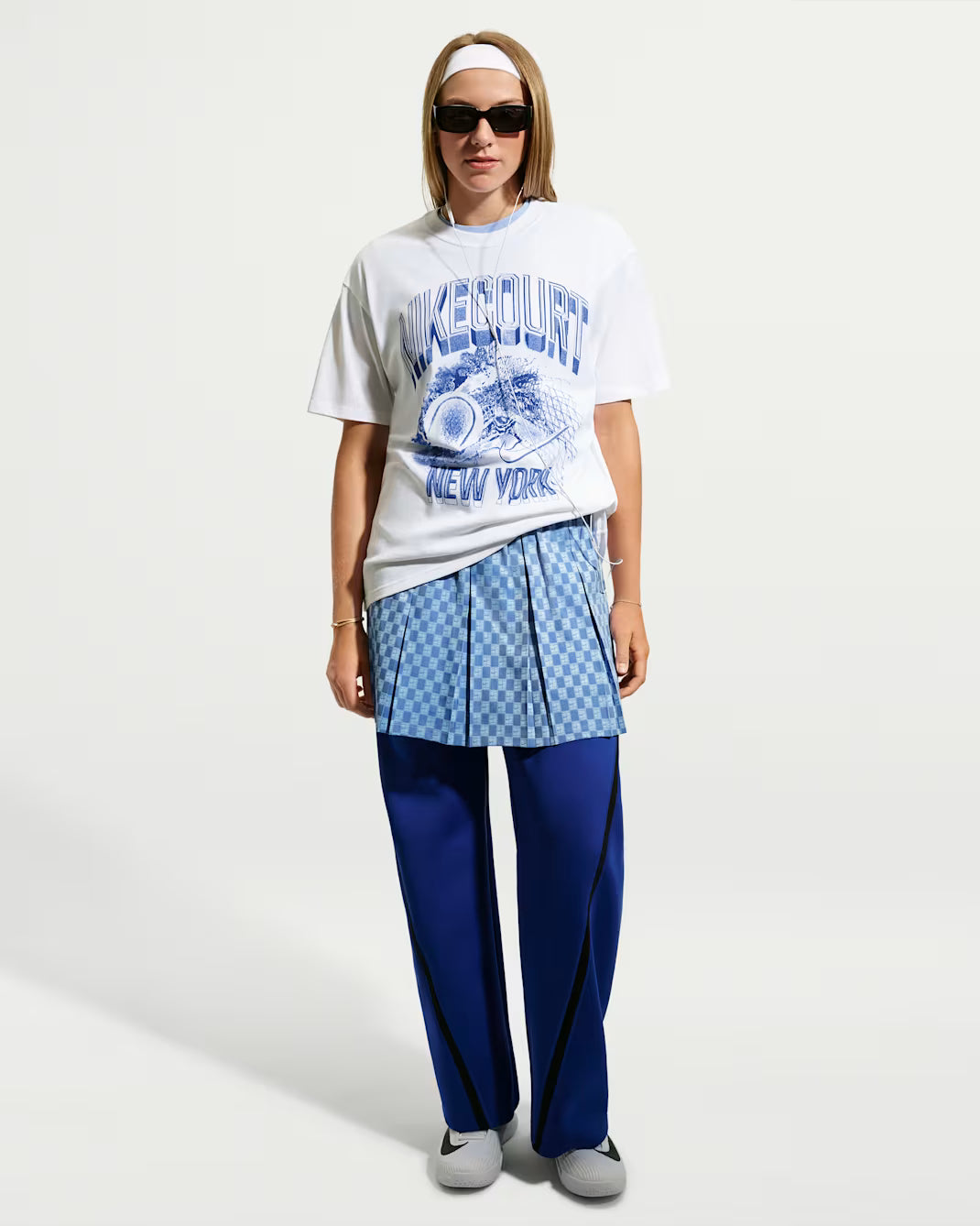 Nike Women's NikeCourt Slam Tee US Open - White - IO0930-100