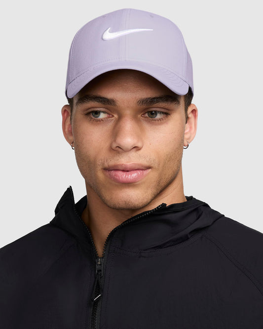 Nike Dri-FIT Club Structured Swoosh Cap - Lilac Ice White - FB5625-533