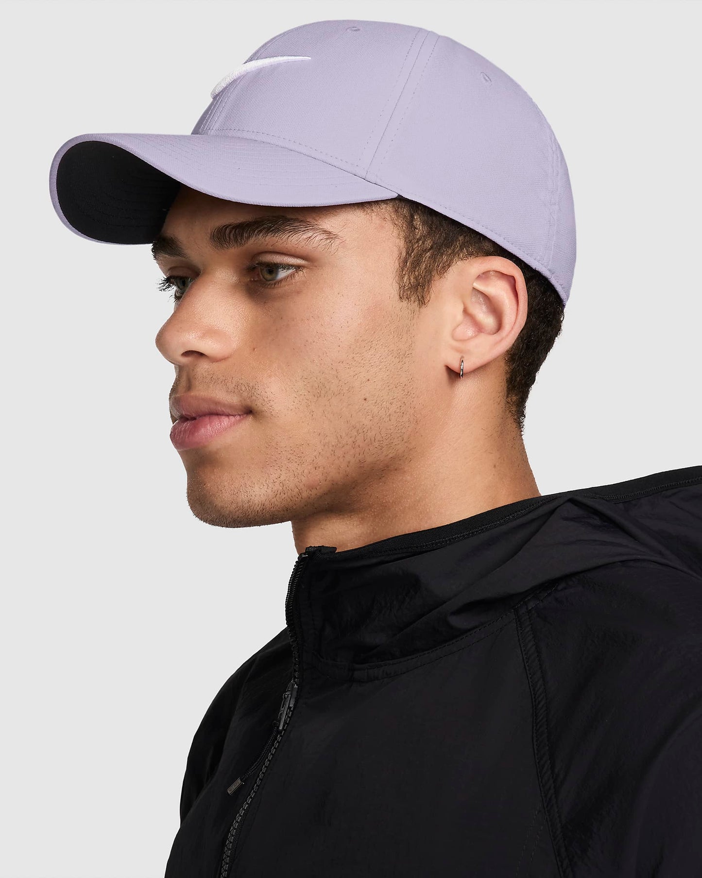 Nike Dri-FIT Club Structured Swoosh Cap - Lilac Ice White - FB5625-533