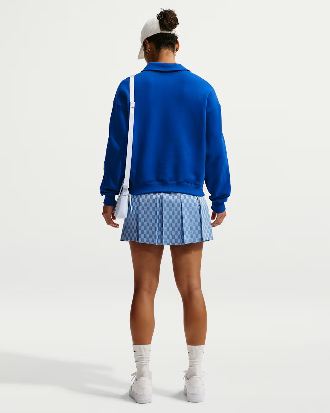NikeCourt Court Collection Women's Long-Sleeve Fleece Tennis Top - Royal Blue - IU3253-417