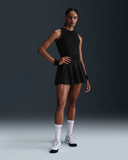 NikeCourt Advantage Women's Dri-FIT Pleated Tennis Skirt - Black - FZ6512-010