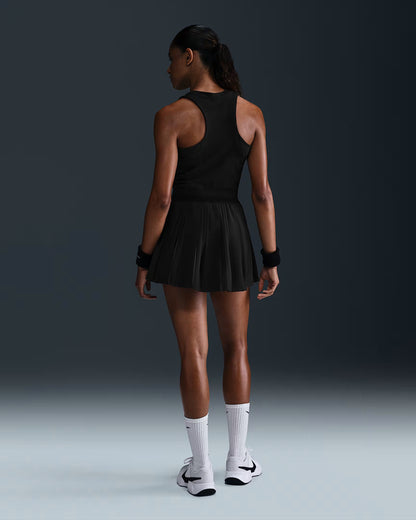 NikeCourt Advantage Women's Dri-FIT Pleated Tennis Skirt - Black - FZ6512-010