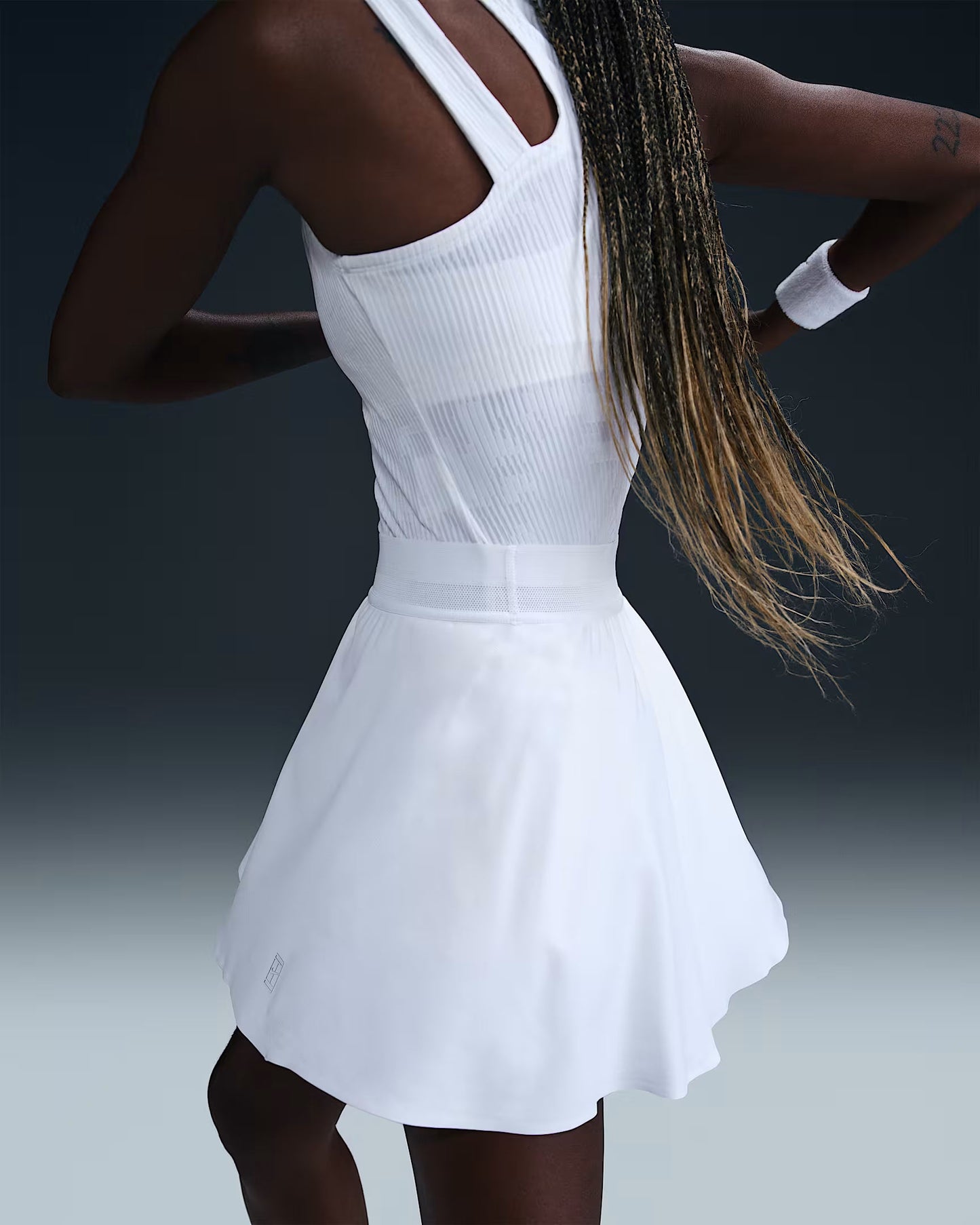 NikeCourt Advantage Women's Dri-FIT Tennis Skirt - White - FZ6726-100