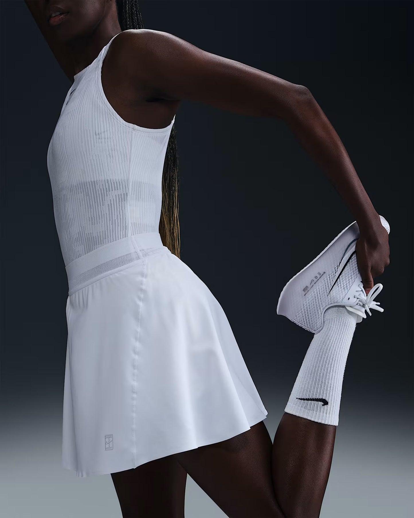 NikeCourt Advantage Women's Dri-FIT Tennis Skirt - White - FZ6726-100