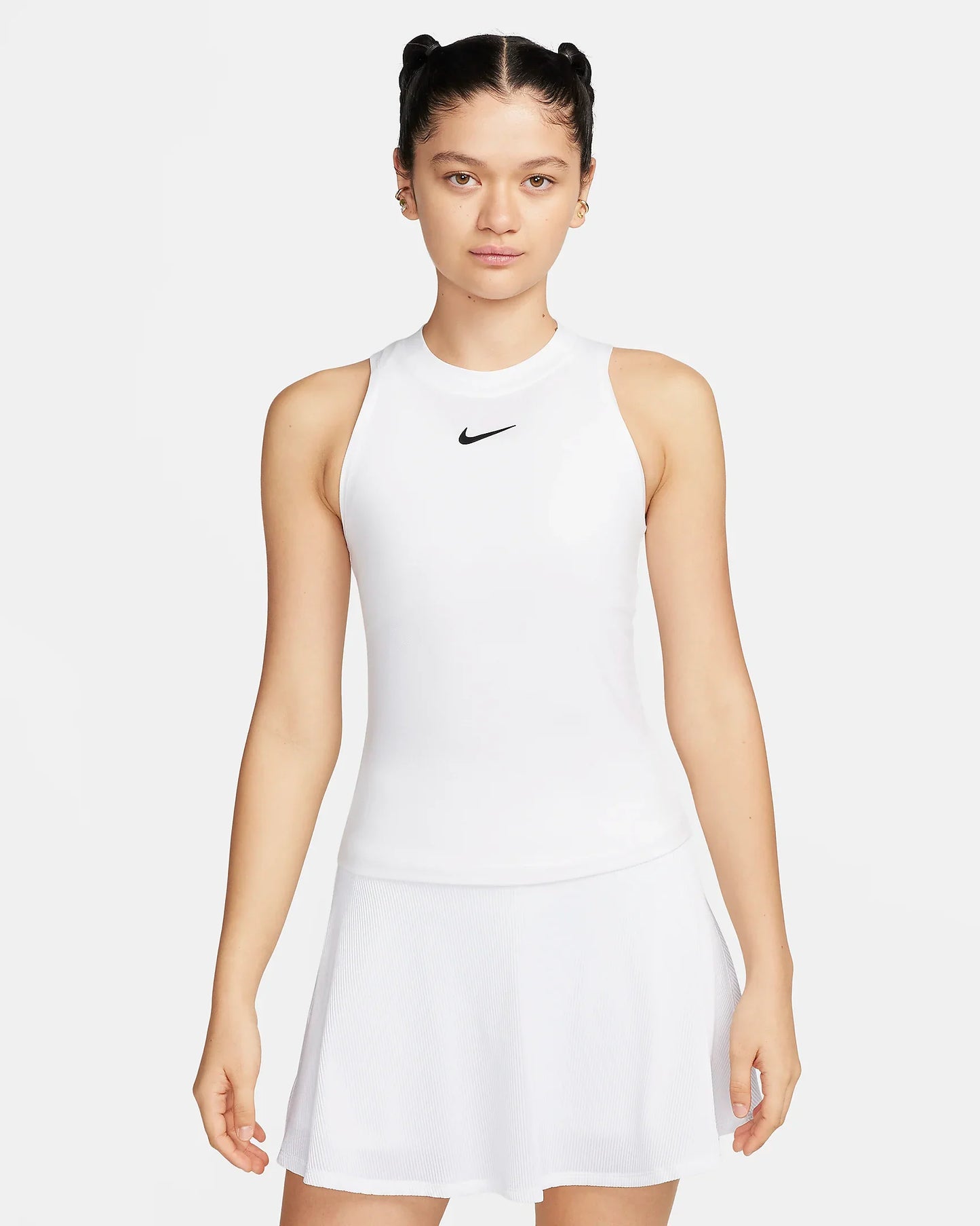 NikeCourt Advantage Women's Dri-FIT Tennis Tank Top - White - FD5673-100
