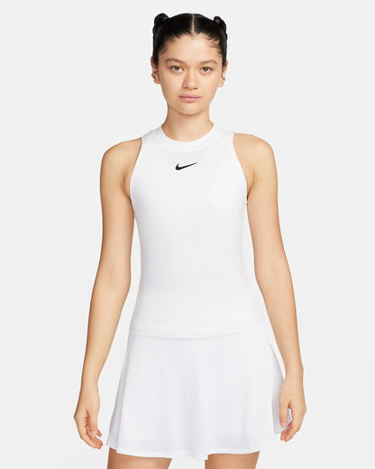 NikeCourt Advantage Women's Dri-FIT Tennis Tank Top - White - FD5673-100