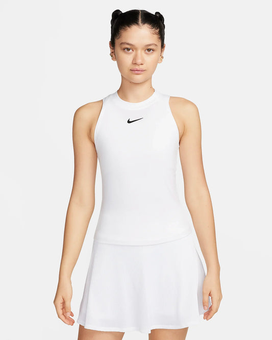 NikeCourt Advantage Women's Dri-FIT Tennis Tank Top - White - FD5673-100