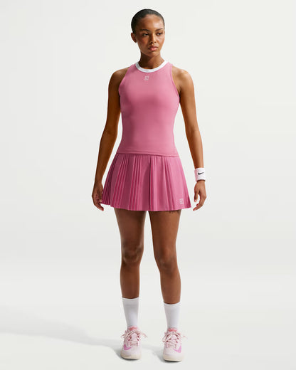 Nike Women's NikeCourt Dri-FIT Advantage Tank - Peony/White - FZ6657-641