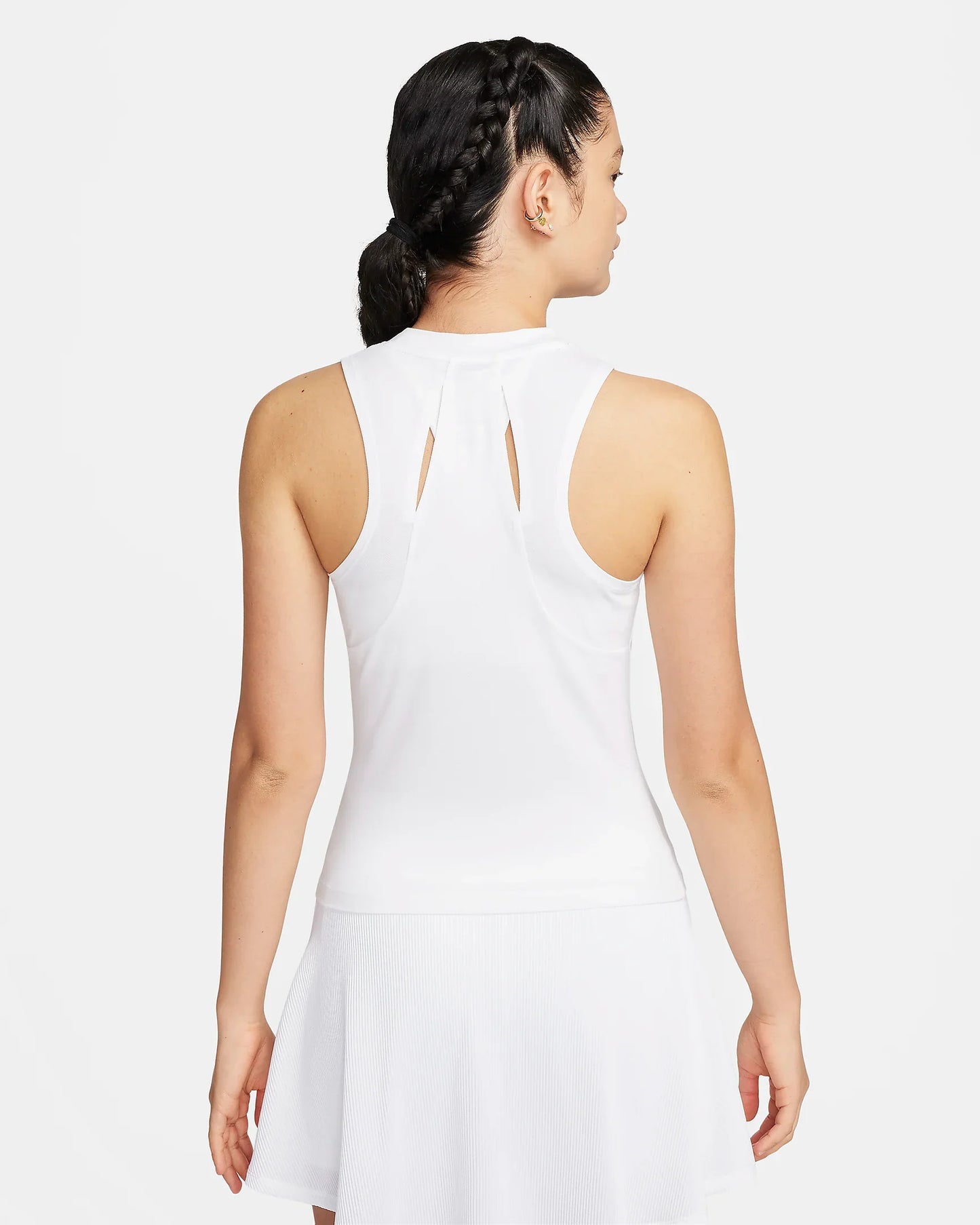 NikeCourt Advantage Women's Dri-FIT Tennis Tank Top - White - FD5673-100