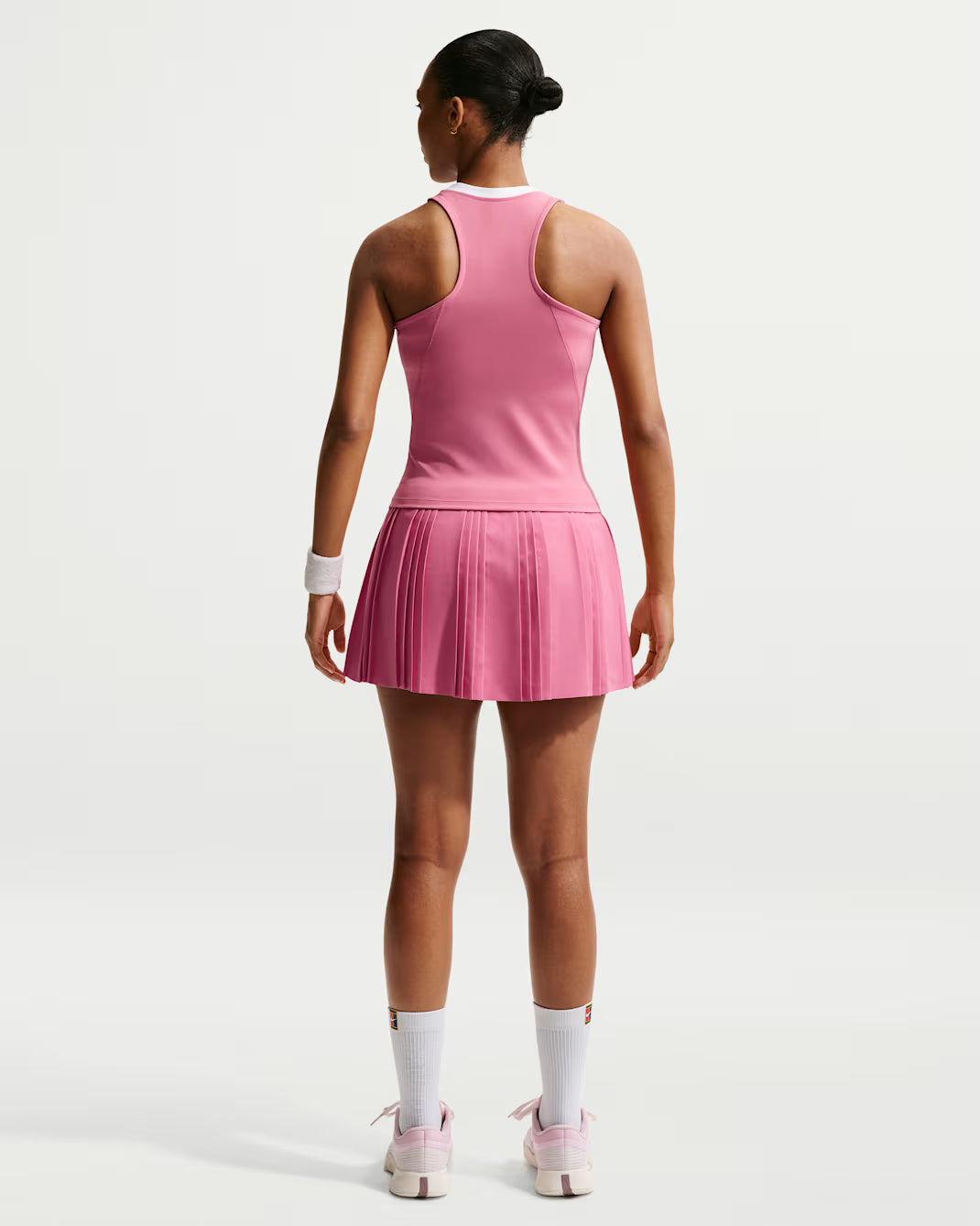Nike Women's NikeCourt Dri-FIT Advantage Tank - Peony/White - FZ6657-641