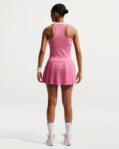 Nike Women's NikeCourt Dri-FIT Advantage Tank - Peony/White - FZ6657-641