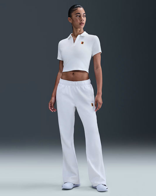 NikeCourt Heritage Women's Short Sleeve Cropped Tennis Polo