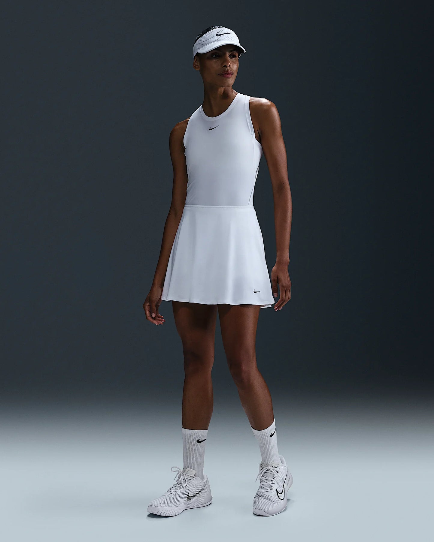 NikeCourt Victory Women's Dri-FIT Flouncy Tennis Skirt - 2025 - White - FD6528-100
