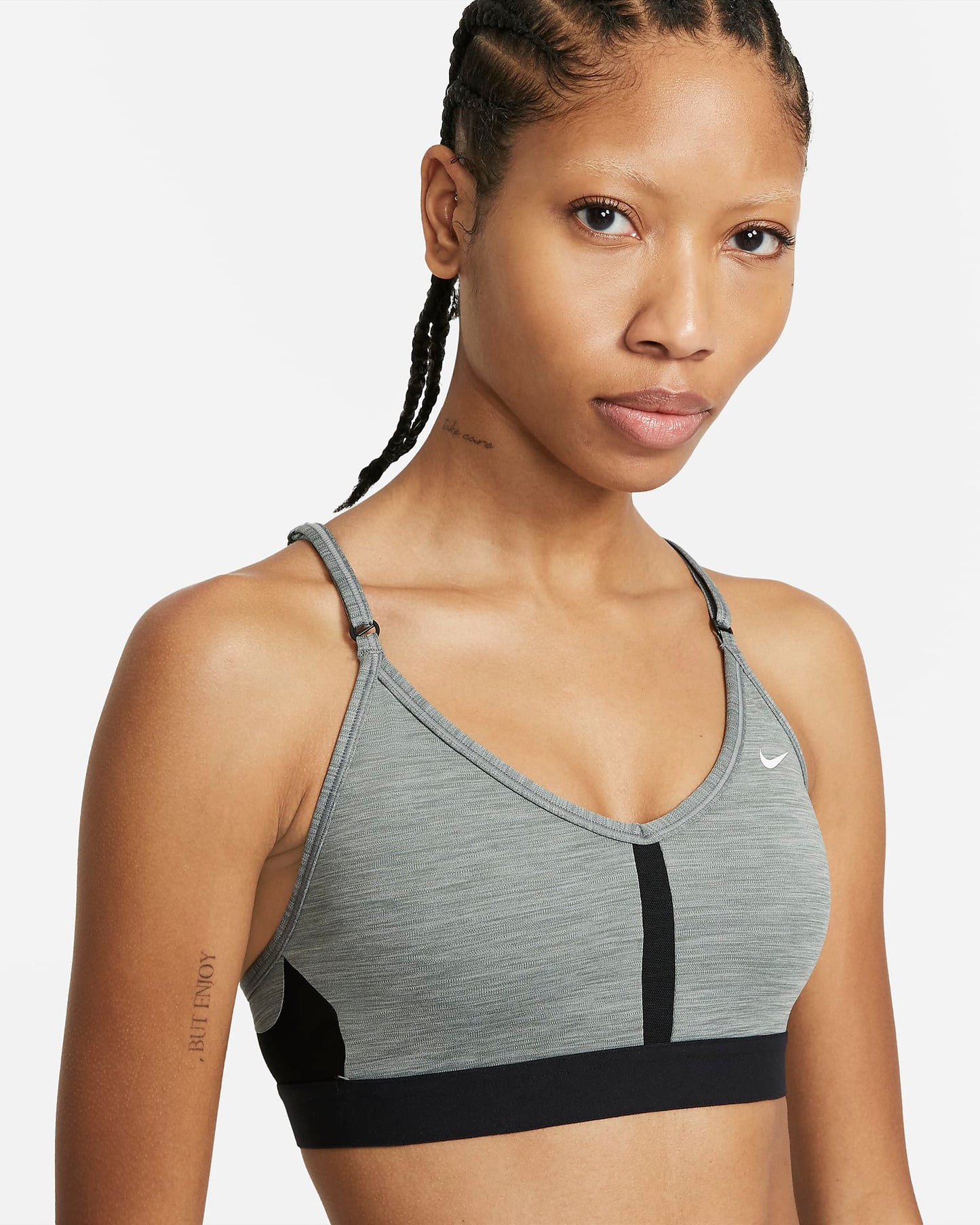 Nike Indy Bra - Smoke Grey Pure Black White - CZ4456-084