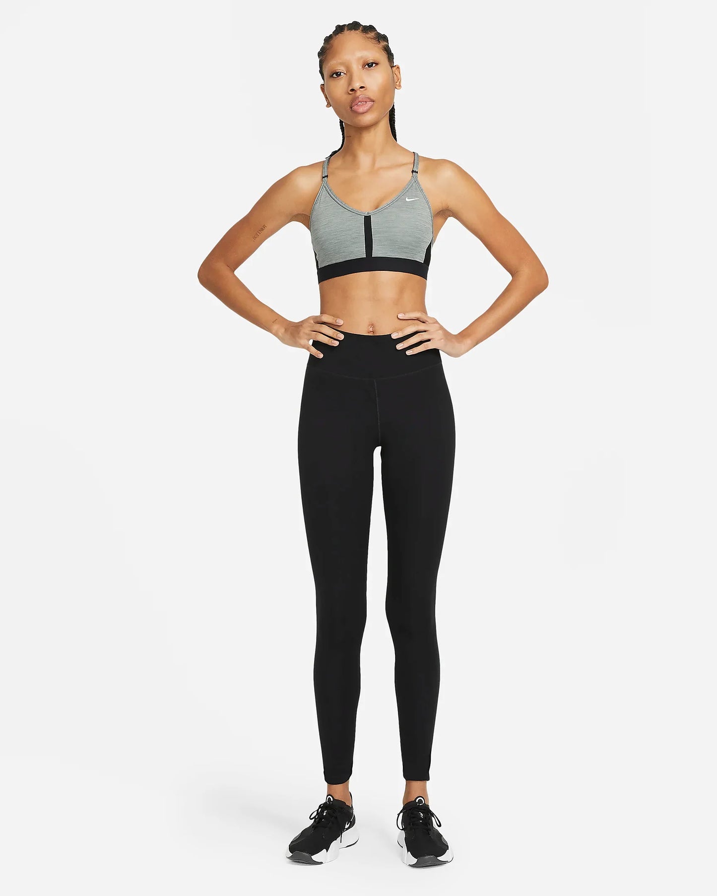 Nike Indy Bra - Smoke Grey Pure Black White - CZ4456-084