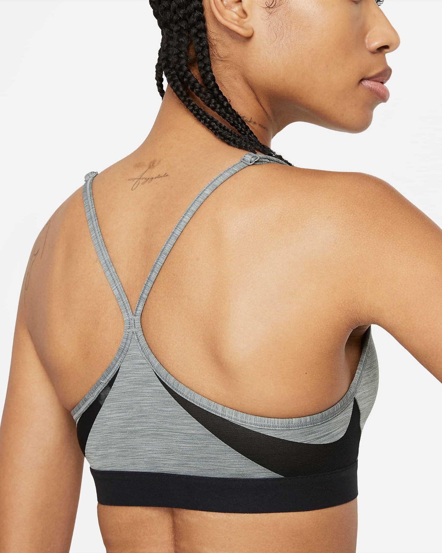 Nike Indy Bra - Smoke Grey Pure Black White - CZ4456-084