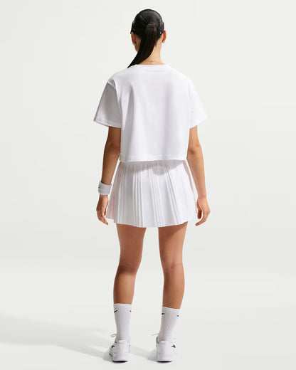 Nike Women's Tee Slam Crop - White - IM0310-100