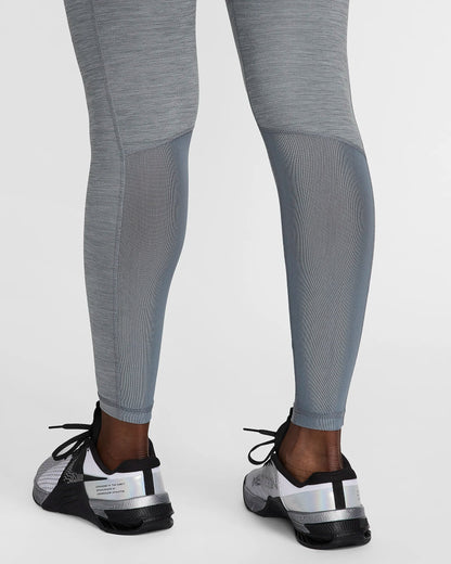 Nike Pro Leggings - Smoke Grey Htr Black White - CZ9779-084