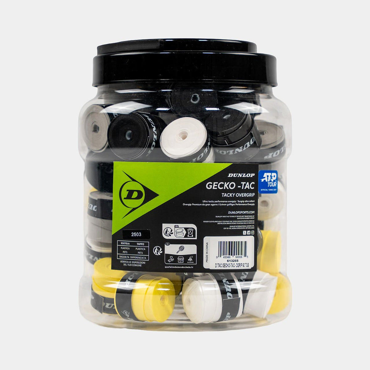 Dunlop Gecko-Tac 60-pack mixed overgrip tub