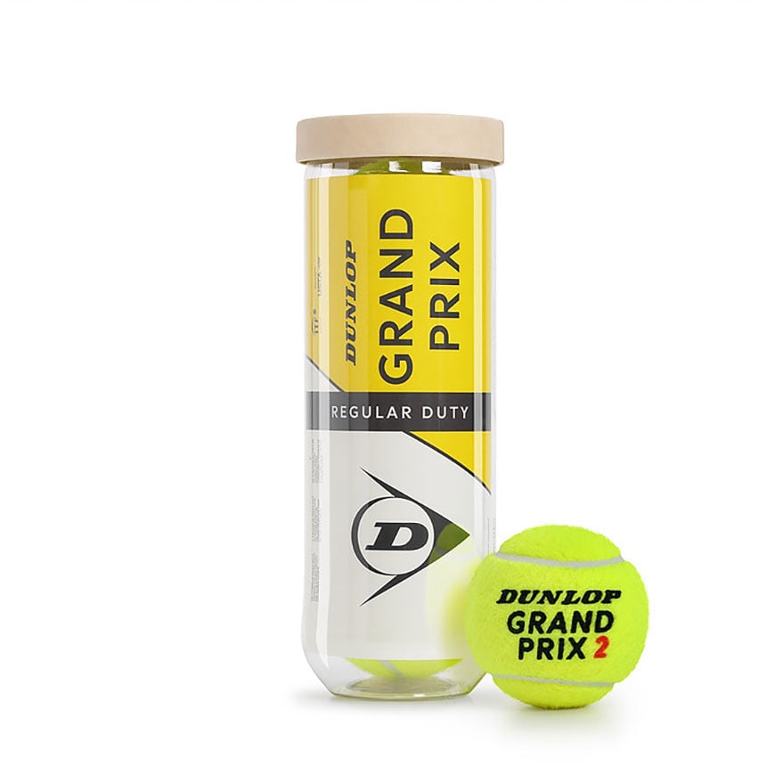 Dunlop Grand Prix Regular Duty tennis ball can with ball
