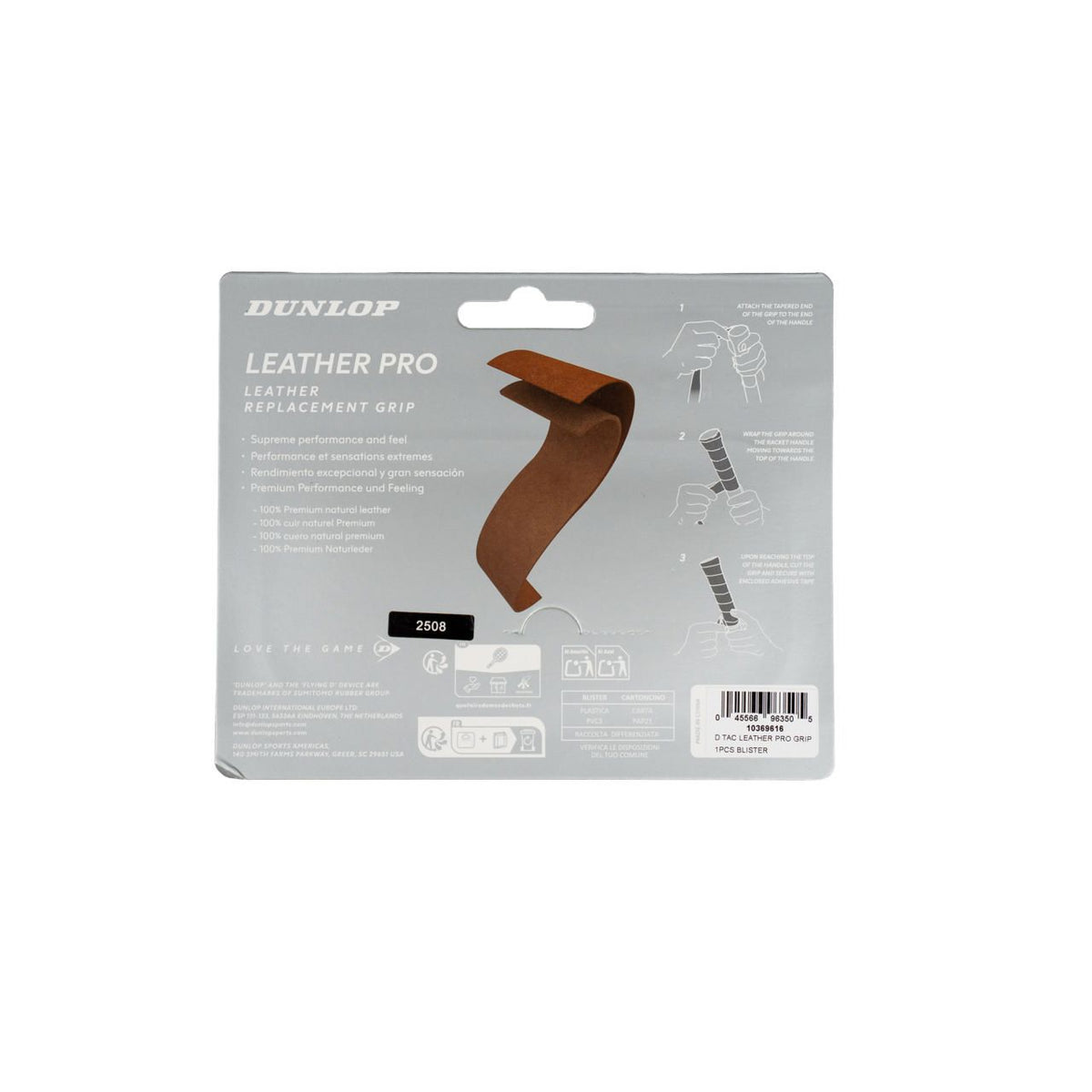 Dunlop Leather Pro replacement grip back