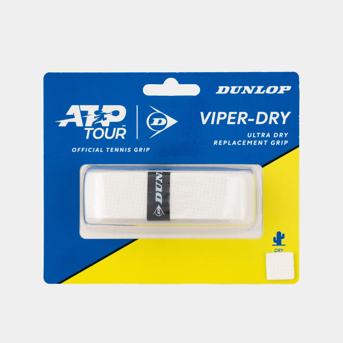 Dunlop Viper-Dry white replacement grip front
