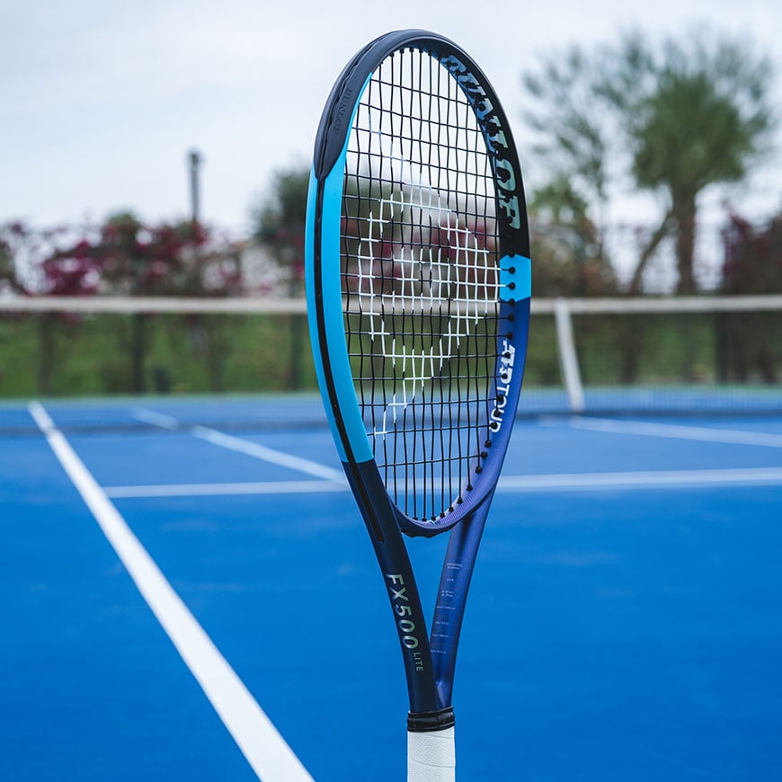 Dunlop FX 500 Lite tennis racquet lifestyle image